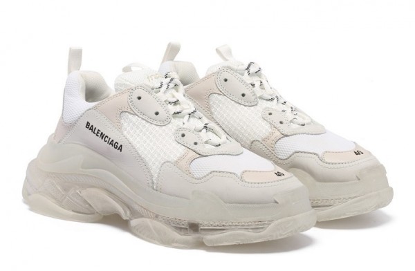 balenciaga triple s blanche