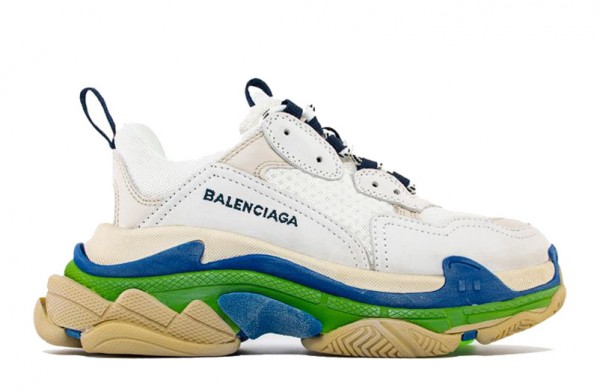 balenciaga triple s blanche