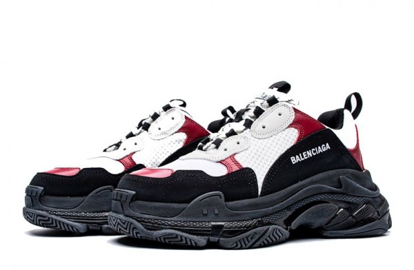 balenciaga triple s blanche semelle transparente