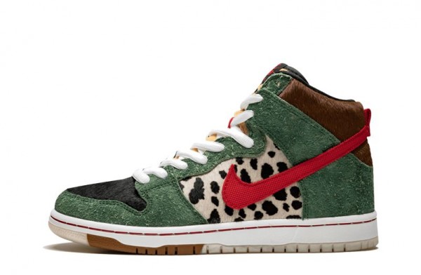 Chaussure Nike SB Dunk High “Chien Marcheur” BQ6827-300 Pas Cher ... Chaussure Nike SB Dunk High “Chien Marcheur” BQ6827-300 Pas Cher ...