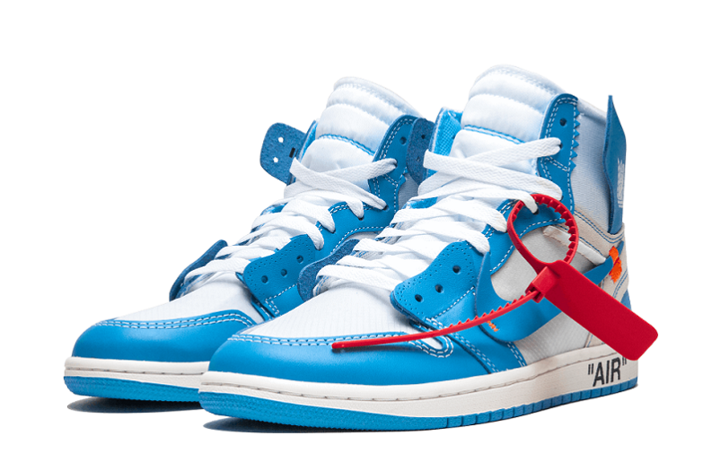 air jordan 1 off white blue fake